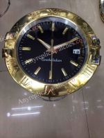 Omega Constellation Yellow Gold case Wall Clock Black Face